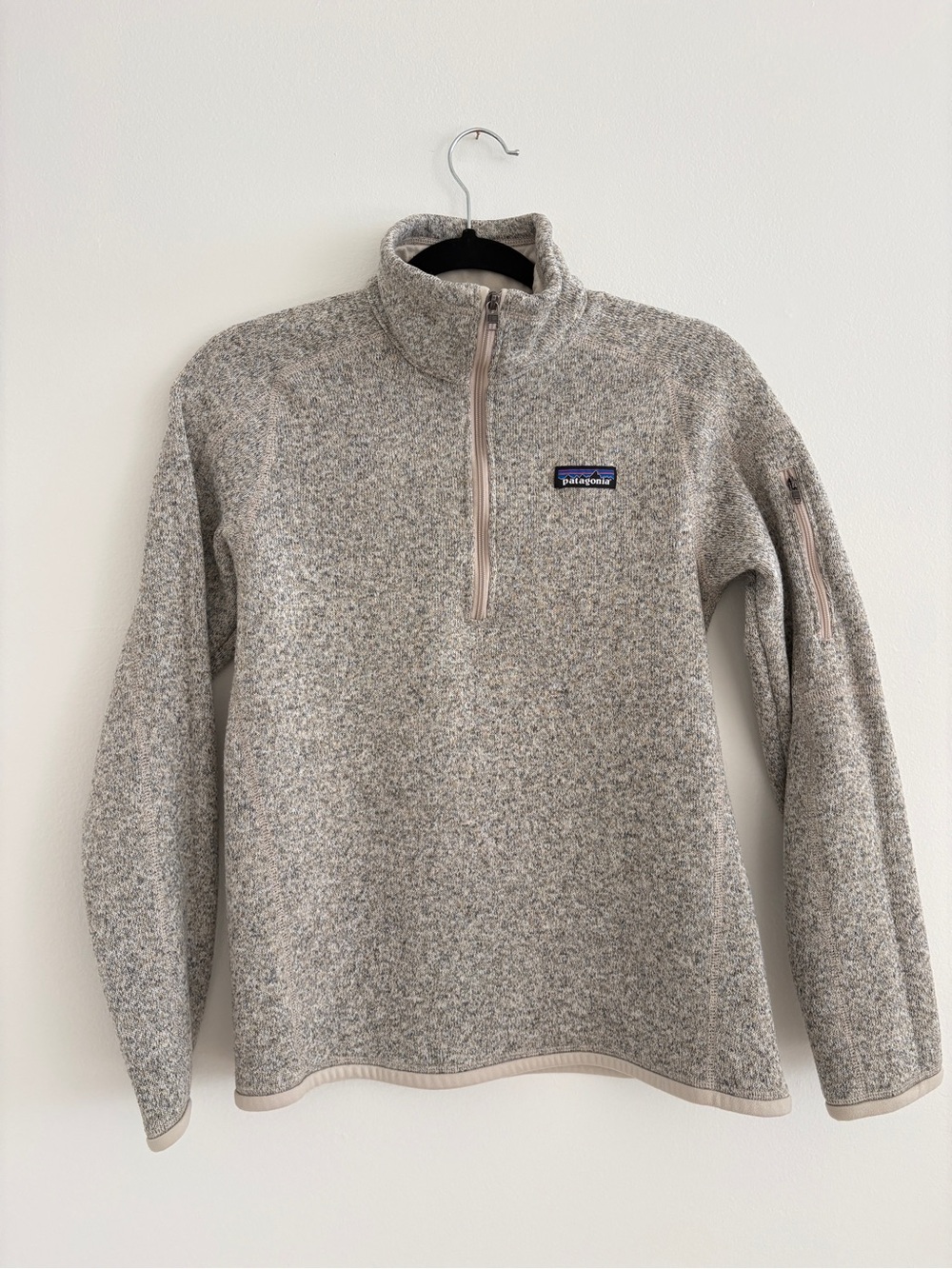 Patagonia Better Sweater 1/4 Zip Fleece in Gray, Size Small